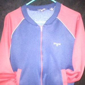 VINTAGE UNISEX SPALDING BRAND TRACK JACKET